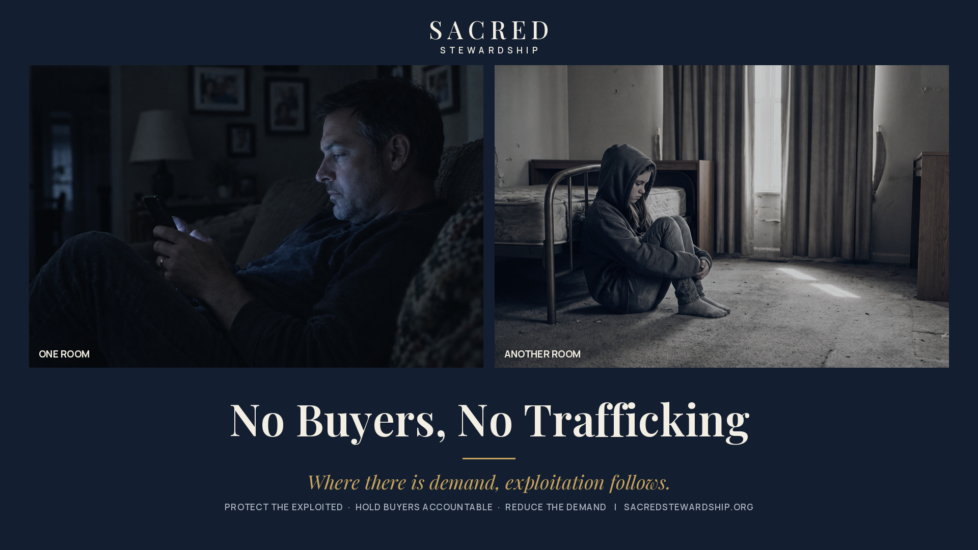 No Buyers, No Sex Trafficking